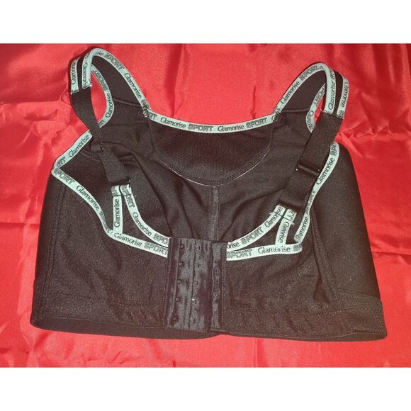 Glamorise Plus Size Sport No-Bounce Camisole Bra 1066 Size 34H Athletic Curvy - Picture 2 of 5